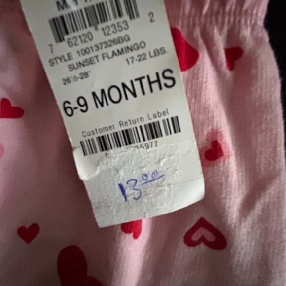 FIRST IMPRESSIONS & EPIC THREADS GIRLS SUNSET FLAMINGO 2-PC HEART SET - Picture 11 of 11